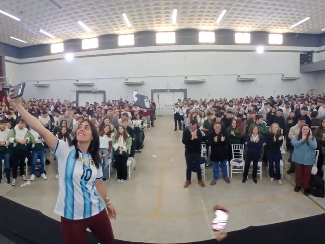 Melina Jajamovich se sumó al aniversario de la Lehmann con una propuesta para más de 550 estudiantes