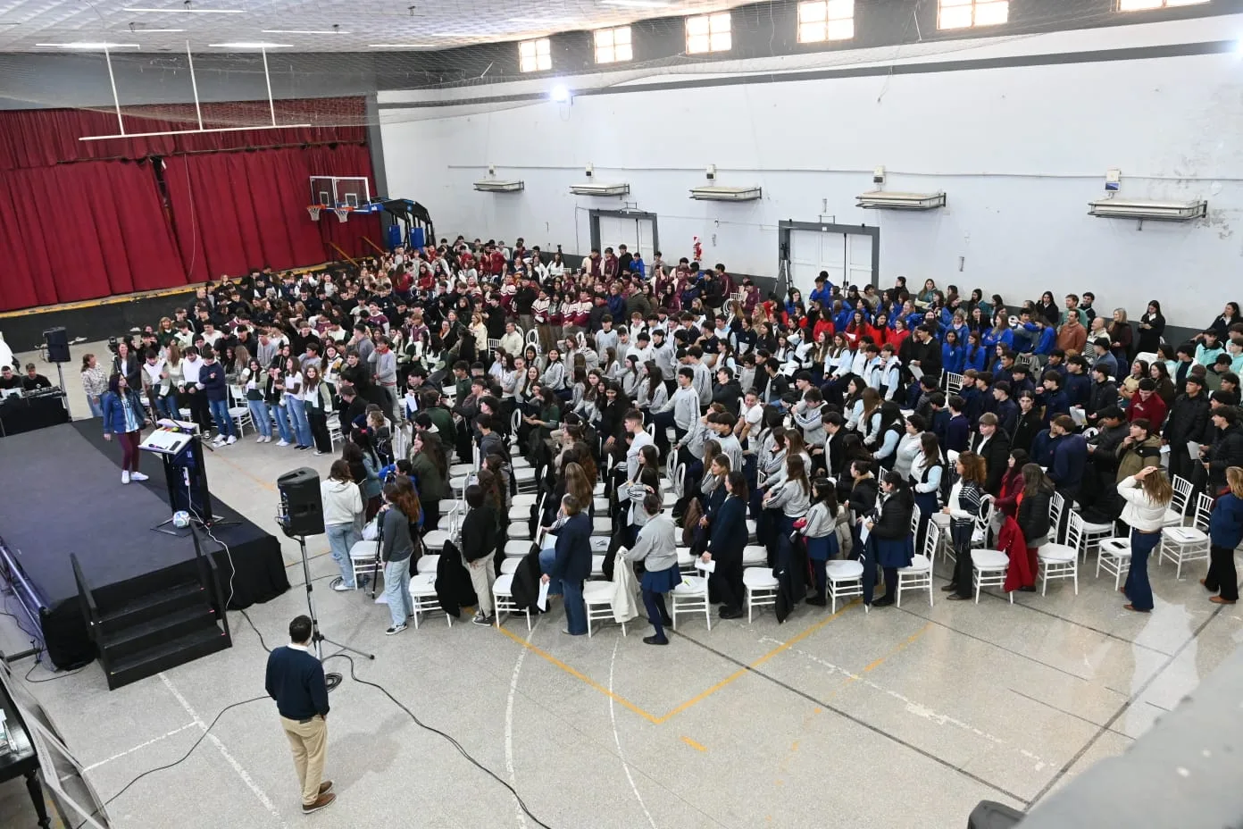 Melina Jajamovich se sumó al aniversario de la Lehmann con una propuesta para más de 550 estudiantes