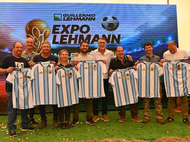 Expo Lehmann 2026 dejó una jornada a campo con gran convocatoria, demostrativos precisos y un cierre inolvidable con Gabriel Batistuta