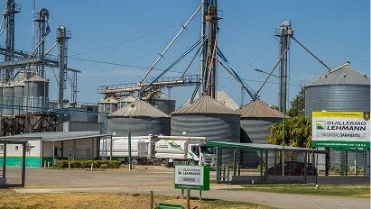 Planta de nutrición animal de la Cooperativa Lehmann en Sarmiento, Santa Fe