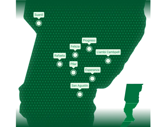 Mapa del equipo comercial